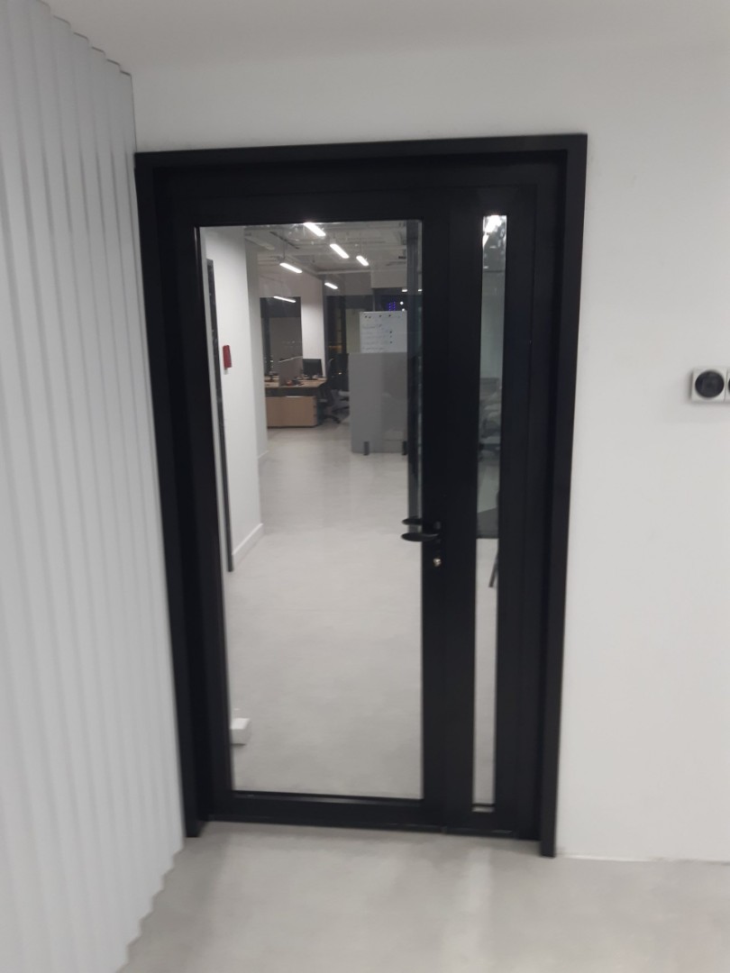 Дверь противопожарная алюминиевая двупольная ДП2 А О 21-14