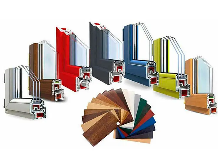 Ламинированные окна ПВХ